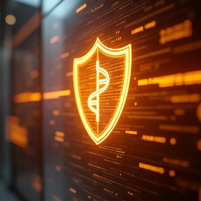 Concetto di sicurezza dati e protezione sanitaria